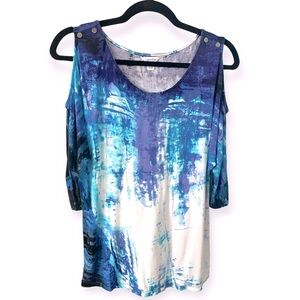 Calvin Klein Women’s Crop top Calvin Klein/Cutsew/Bloomy. Size Small